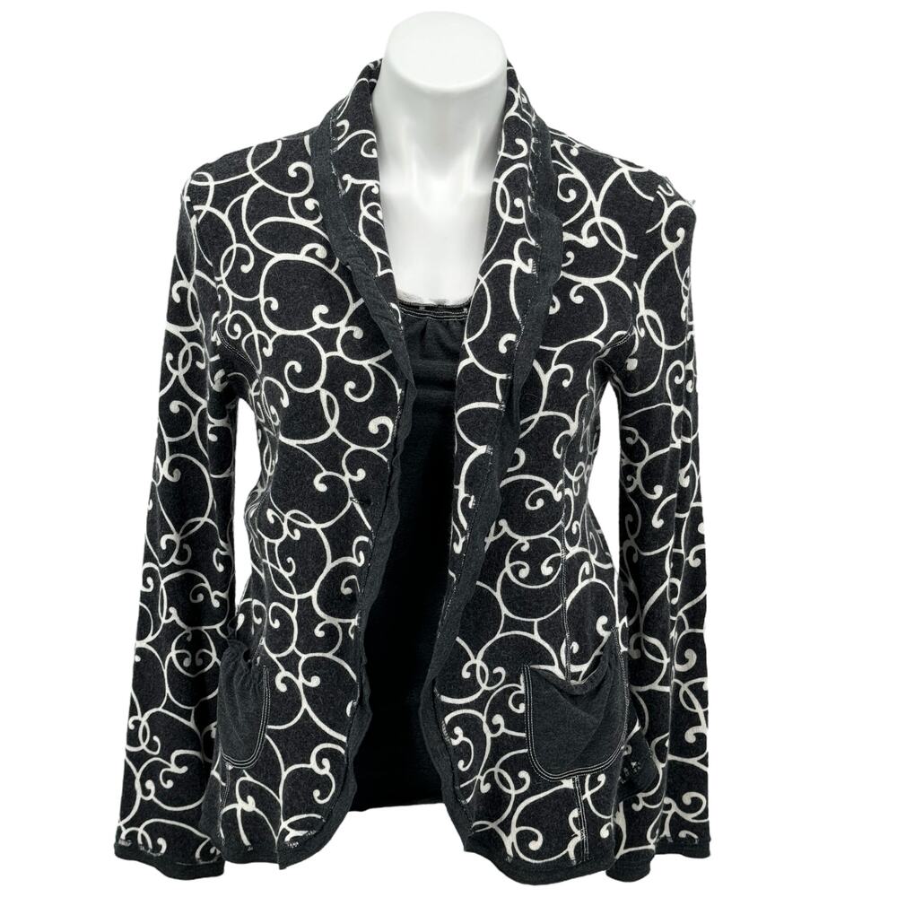 Carlo Colucci Womens Angora Wool Blazer‎ Jacket Tank Top Set 38 Work Office Chic